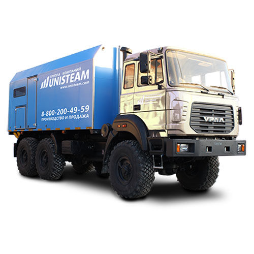 Générateur de vapeur à fuel - PPUA 2500/160 series - UNISTEAM Business Group - mobile / monté sur camion