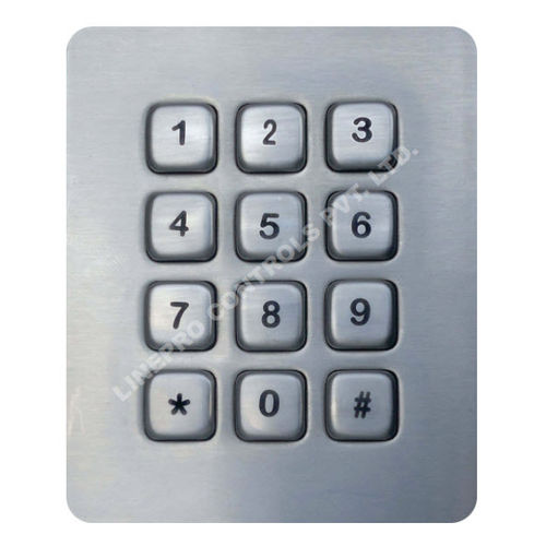 Clavier numérique 12 touches - LP 2319 4 X 3 - LINEPRO CONTROLS PVT.LTD - encastrable / antivandalisme / sur mesure