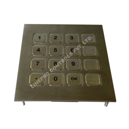 Clavier numérique 15-touches - LP 2320 4 X 4 - LINEPRO CONTROLS PVT.LTD - encastrable / antivandalisme / étanche