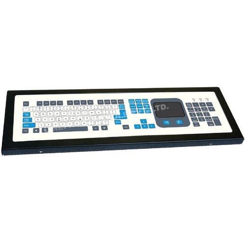 Clavier encastrable - LP 2443 - LINEPRO CONTROLS PVT.LTD - monté sur rack-tiroir / à touches mécaniques / à membrane