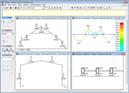 Logiciel de conception - 1•2•Build - BuildSoft - pour bâtiments / pour la construction métallique / 2D