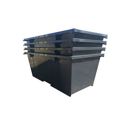 Benne à déchets en acier - Fushun Ejet Magnetic Equipment Company - pour déchets encombrants