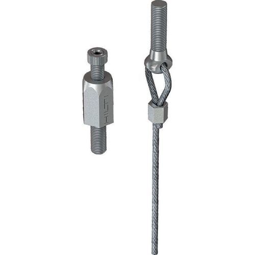 Câble métallique en acier - MW-EB CL - HILTI - en acier zingué / souple / confectionné