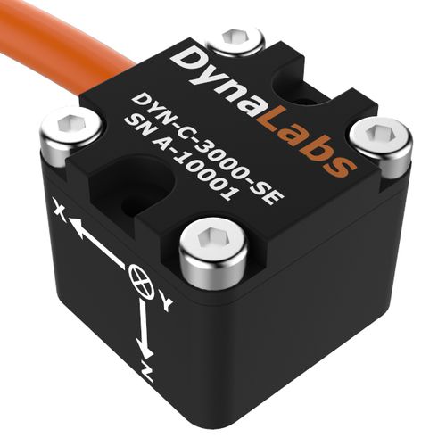 Accéléromètre triaxial - 3000SE series - Dynalabs - capacitif / MEMS / avec TEDS