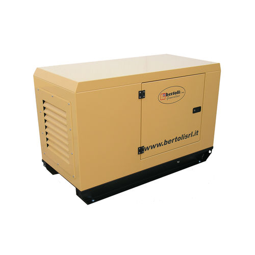 Groupe électrogène diesel - Bertoli - triphasé / refroidi par air / de secours