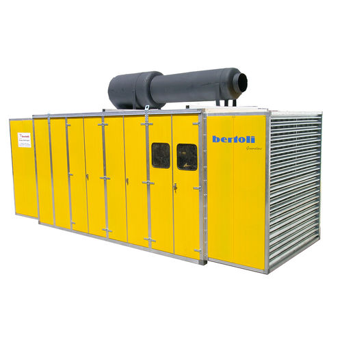 Groupe électrogène diesel - Bertoli - triphasé / en container / refroidi par eau