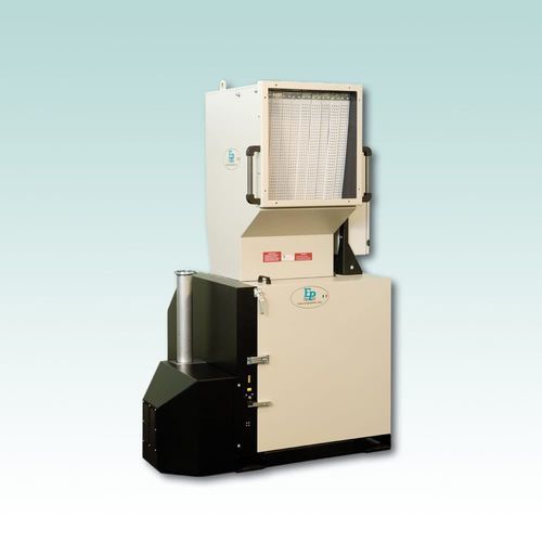 Broyeur pour matières plastiques - X - DK technologies - à couteaux / avec séparateur cyclone / de grande capacité