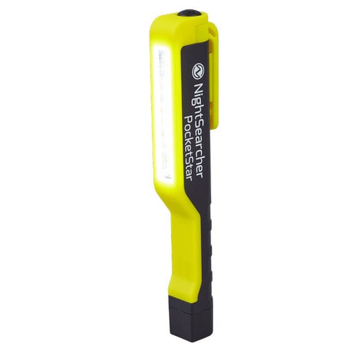 Lampe torche à LED - PocketStar - Nightsearcher - à émission optique à étincelles / d'inspection / à rotule