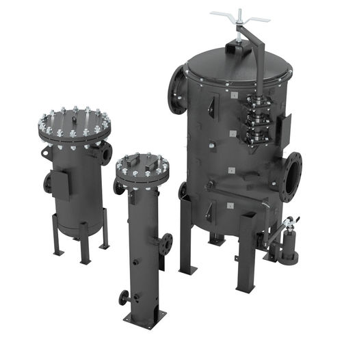 Carter de filtre à cartouche - SOLBERG Filtration - pour gaz / en acier au carbone