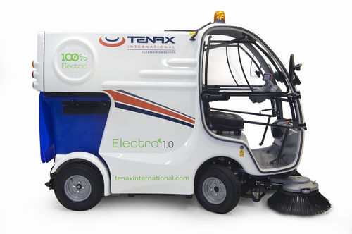 Balayeuse autoportée - ELECTRA 1.0 - Tenax International S.p.A. - électrique / de voirie / compacte