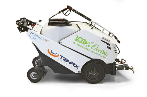 Laveuse de voirie pour trottoir - Maxwind Hydro - Tenax International S.p.A. - à eau / haute pression