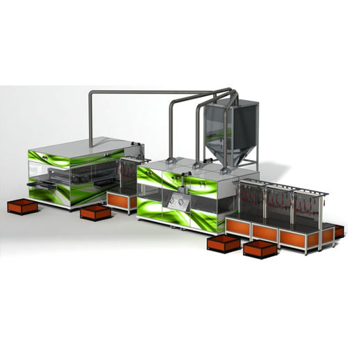 Installation de recyclage DEEE - LCD-S - Compton srl - pour écran LCD