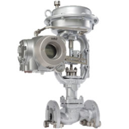 Vanne de contrôle de débit - AGVB/AGVM - Azbil Europe NV - à soupape / à commande pneumatique / de process