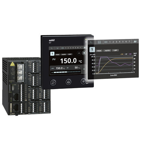 Contrôleur de température multiboucles - C7G - Azbil Europe NV - numérique / compact / via Ethernet