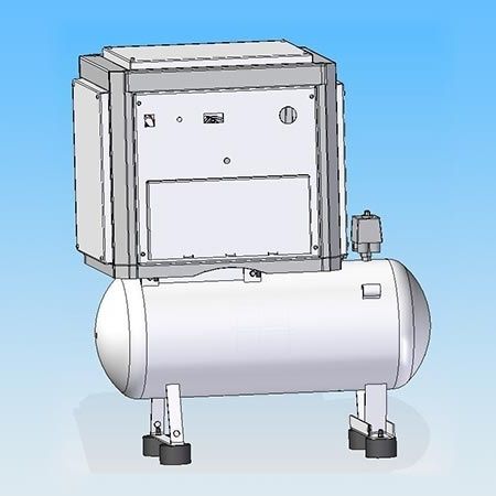 Compresseur à piston - DENTAL DRY 25 – 30 – 50 SLC - ALCONAIR - d'air / à moteur électrique / stationnaire