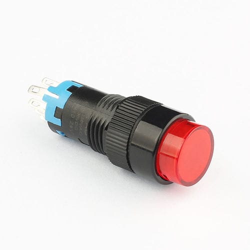 Bouton poussoir IP40 - AD series - Shanghai Yongxing Electronic Switch Co.,Ltd - lumineux (LED) / action momentanée / rond