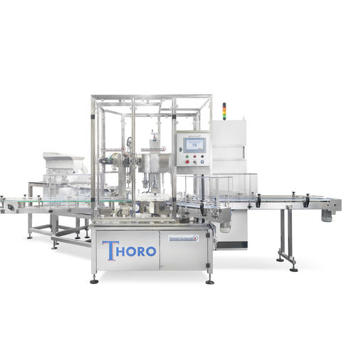 Boucheuse visseuse rotative - THORO - Shemesh Automation Ltd - automatique / multi contenant / pour bouchon à visser en plastique