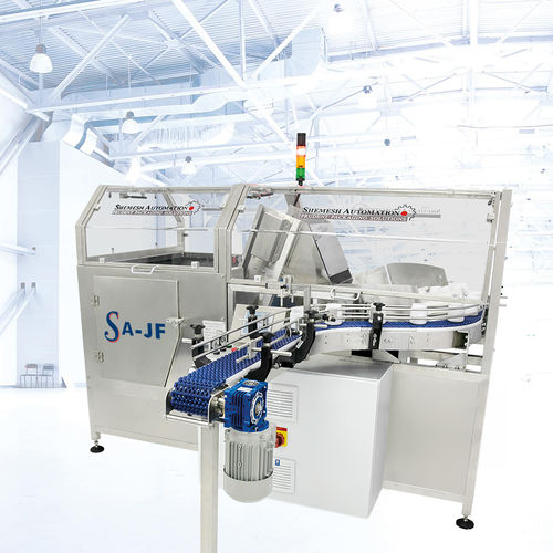 Redresseur de pots pour l'industrie cosmétique - SA-JF - Shemesh Automation Ltd - pour l'industrie agroalimentaire / pour l'industrie pharmaceutique
