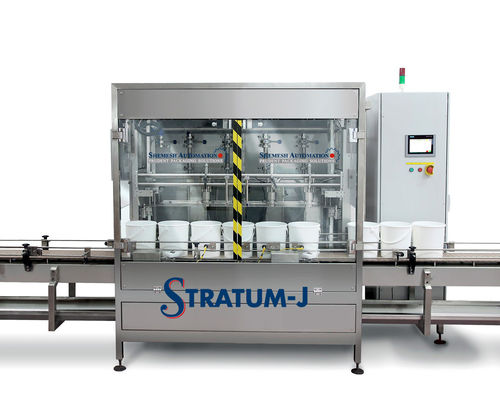 Machine de remplissage automatique - STRATUM- J  - Shemesh Automation Ltd - de seaux / d'huile / de boisson
