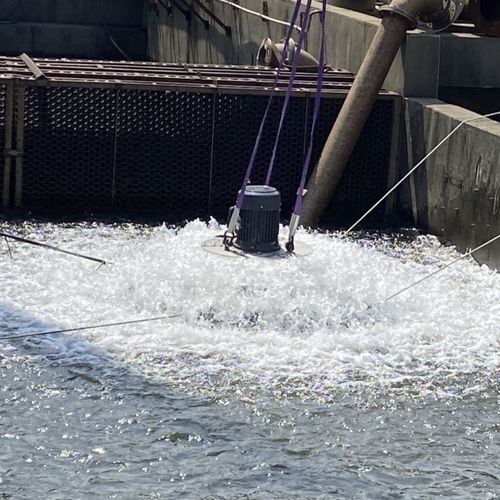 Aérateur de surface - SRA - Enfound enterprise co.,ltd - à jet d'air / pour traitement des eaux usées / pour station d'épuration