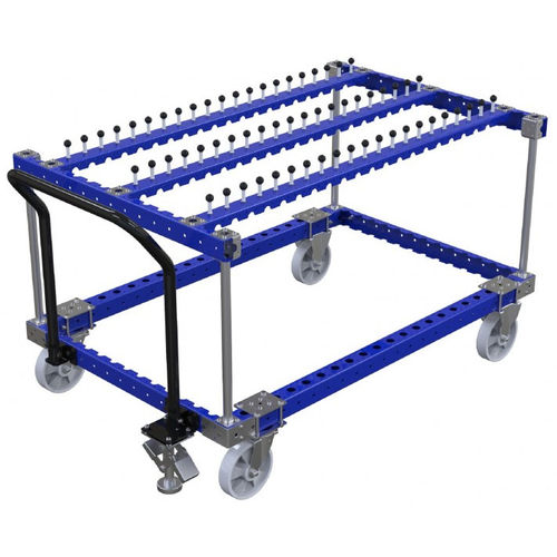 Chariot de manutention - Q-100-0357  - FlexQube - en métal / pour tuyaux / à roulettes