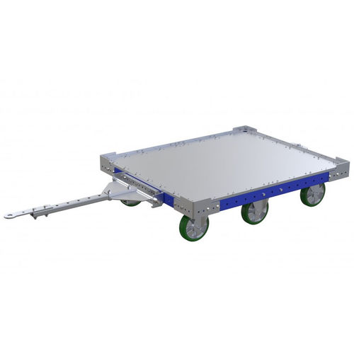 Chariot de transport - Q-100-0063  - FlexQube - en métal / à plancher surbaissé / pour charges lourdes