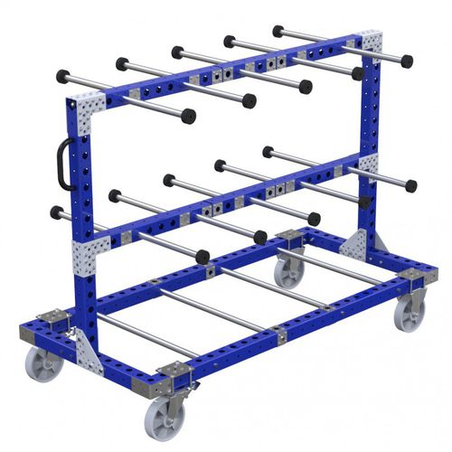 Chariot de manutention - Q-100-1157  - FlexQube - en métal / à portique / polyvalent