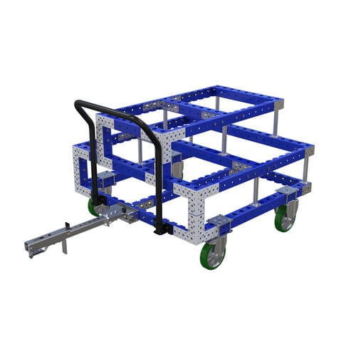 Chariot de manutention - Q-100-0204  - FlexQube - en métal / pour charges lourdes