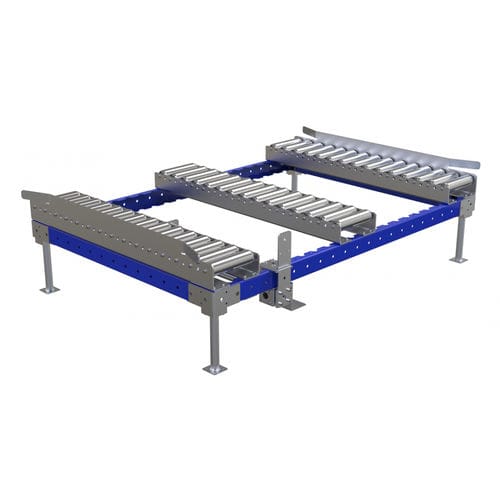 Convoyeur à rouleaux - Q-100-0844  - FlexQube - horizontal / de manutention / modulaire
