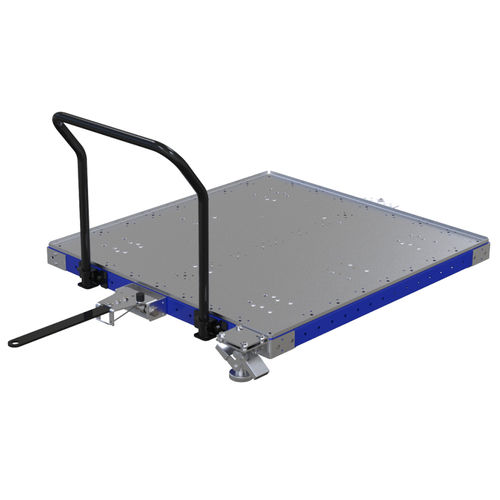 Chariot de manutention - Q-100-0987  - FlexQube - en métal / à plancher surbaissé / à six roues