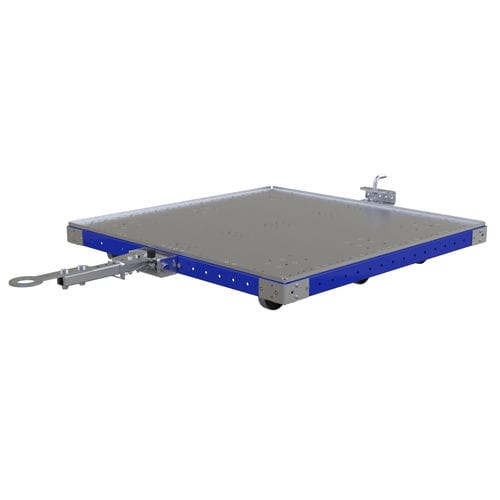 Chariot de manutention - Q-100-0354  - FlexQube - en métal / à plancher surbaissé / à six roues