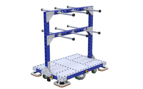 Chariot d'atelier - Q-041-0026  - FlexQube - motorisé