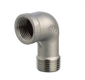 Raccord hydraulique - 4011  - MASTERTUBI spa - à visser / coudé à 90° / en acier inoxydable