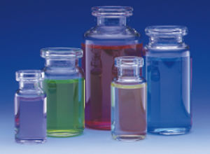 Flacon en verre borosilicaté - Zinsser Analytic - verre blanc / verre ambré / à sertir