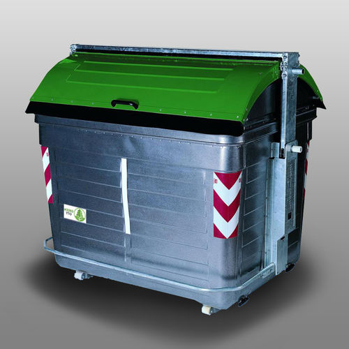 Conteneur à déchets en acier galvanisé - MSD 2400 - Green City International doo - pour déchets urbains / avec couvercle / résistant au feu