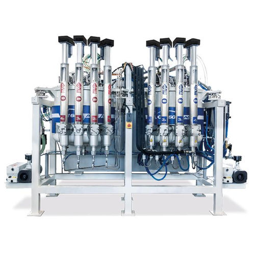 Unité de mélange et dosage de résines - CV600 ASE - Demak S.r.l. - avec pompe à piston / avec pompe à engrenages / pour l'industrie électronique