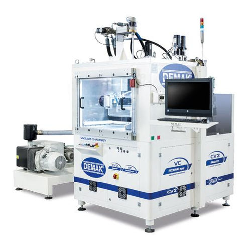 Unité de mélange et dosage de résines - CV2 SMART+VC - Demak S.r.l. - avec pompe à piston / avec pompe à engrenages / pour l'industrie électronique