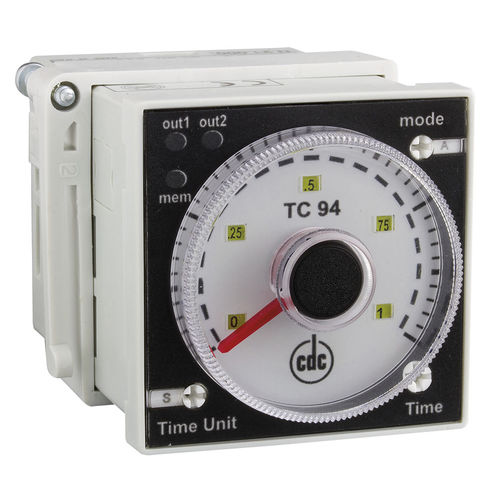 Temporisateur numérique - TC94 - ELETTROMECCANICA CDC s.r.l. - analogique / multifonction / sur rail DIN