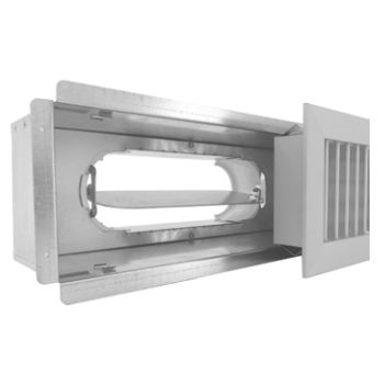 Diffuseur d'air à section rectangulaire - BPA 20 Box - F.C.R. SPA - de plafond / en plastique