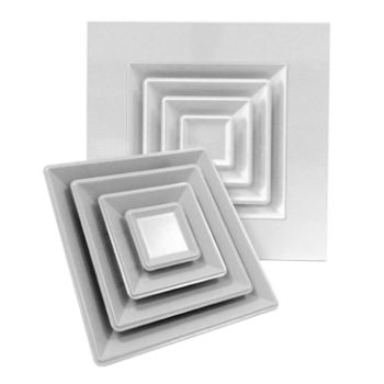 Diffuseur d'air carré - DMAN - F.C.R. SPA - de plafond