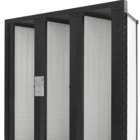 Poche filtrante pour HEPA - MULTI-PAK 3V - F.C.R. SPA - en fibre de verre / plissée
