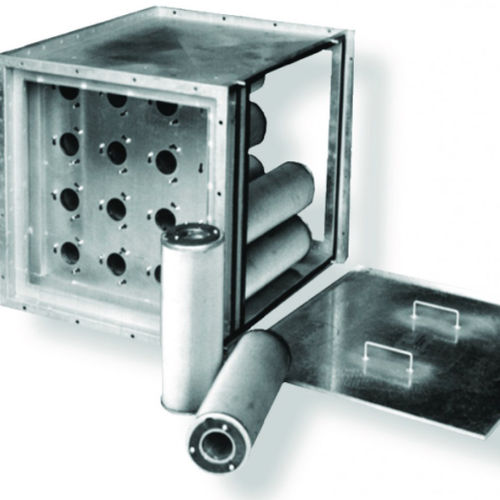 Gaine de ventilation rigide - UNI-BOX - F.C.R. SPA - en acier galvanisé / en inox / synthétique