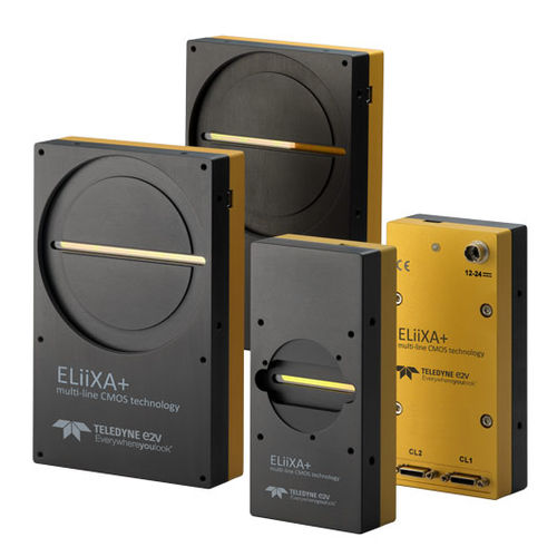 Caméra linéaire - ELiiXA+ series - Dalsa - pour fabrication d'écrans plats / à émission optique à étincelles / couleur