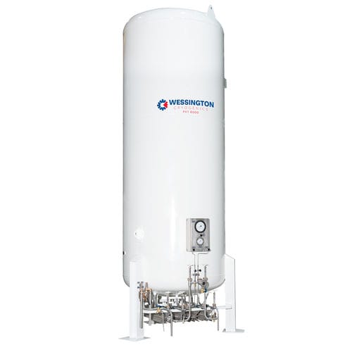 Réservoir de stockage d'azote liquide - PVT series - Wessington Cryogenics LTD - cryogénique / industriel / vertical
