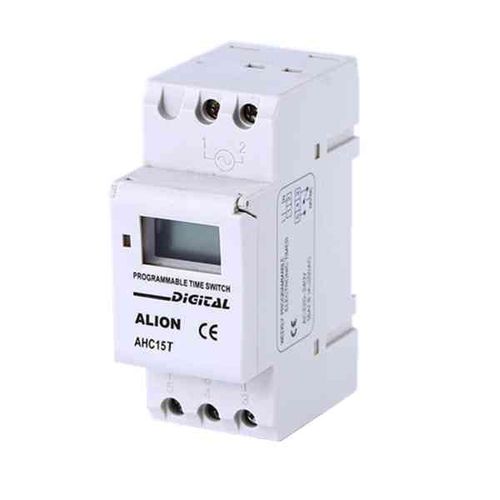 Interrupteur horaire numérique - AHC15T - Wenzhou ALION electronics Co.,Ltd - sur rail DIN
