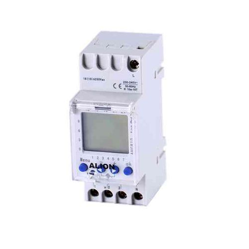 Interrupteur horaire numérique - AHC810 - Wenzhou ALION electronics Co.,Ltd - sur rail DIN