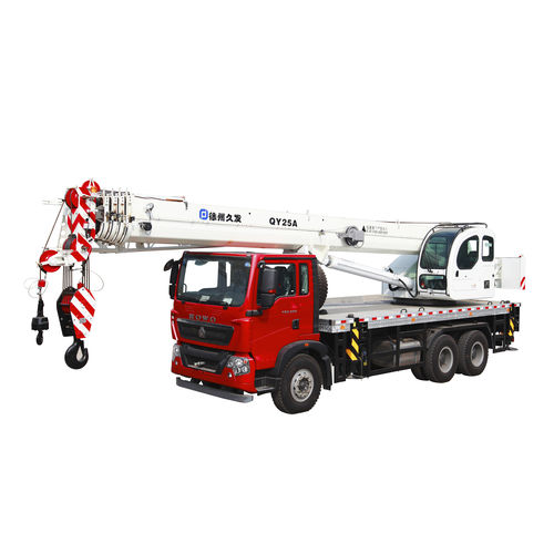 Grue montée sur camion - QY25A - XUZHOU JIUFA CONSTRUCTION MACHINERY CO.,LTD - à flèche / télescopique / hydraulique