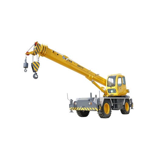 Grue mobile - RT12 - XUZHOU JIUFA CONSTRUCTION MACHINERY CO.,LTD - à flèche / télescopique / pour terrain difficile