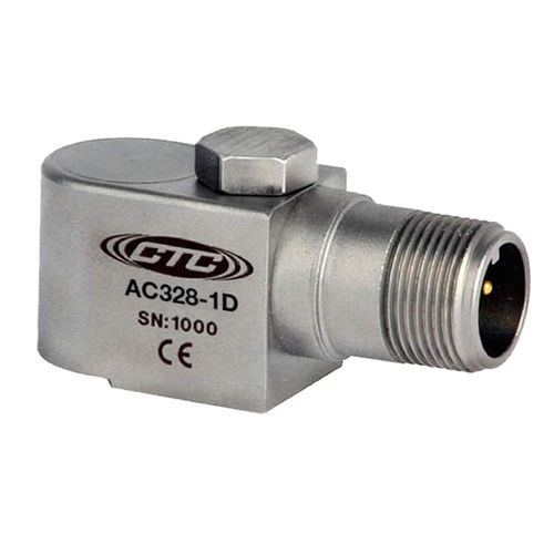 Accéléromètre 1 axe - AC328  - Connection Technology Center Inc. - piézoélectrique / compact / sans fil