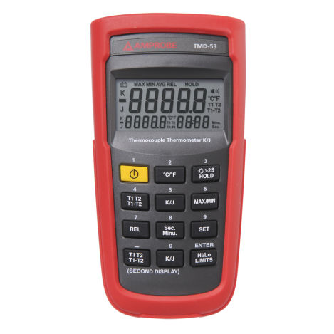 Thermomètre à sonde - TMD-53 - BEHA AMPROBE - max/min / °C / K